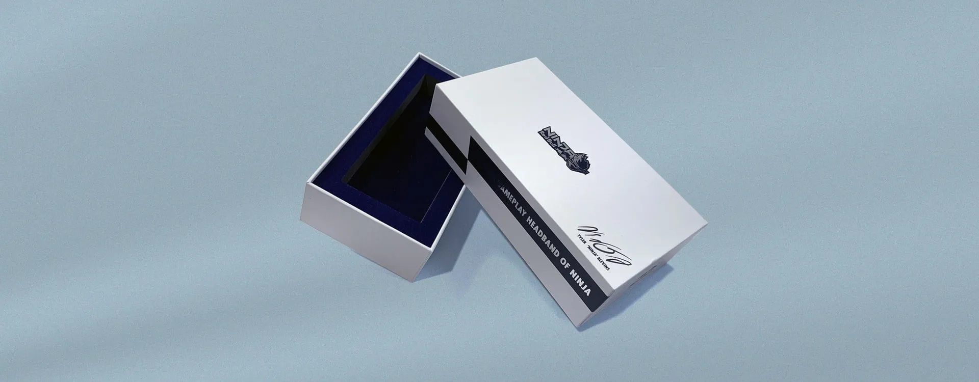 Custom box packaging for clothing.