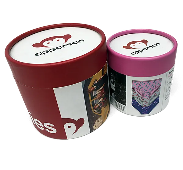 Custom box packaging for clothing.