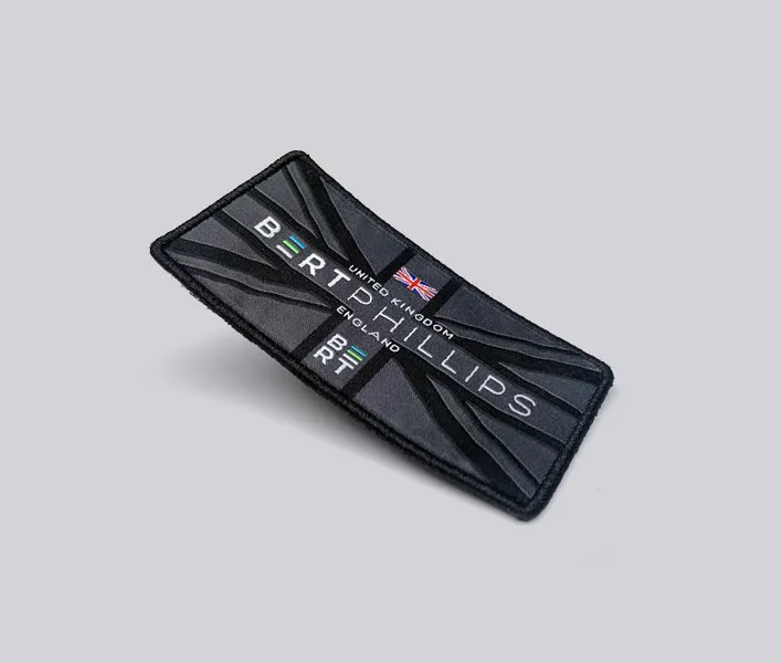 bert woven clothing badges