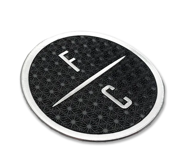 Custom heat press brand labels for clothing.