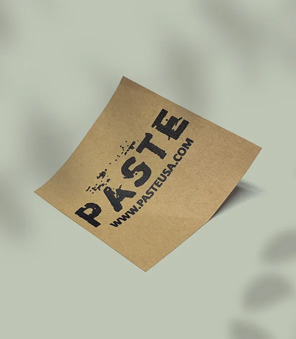 Sustainable printed brand stickers.